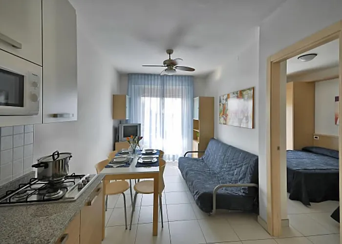 Modern Flat With Balcony In A Residence In Caorle